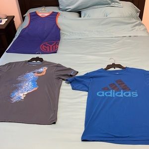 3 Sporty Shirts for Men, Nike, Adidas, and NBA